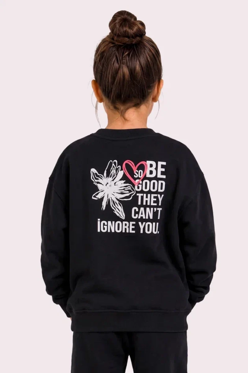 ÇİÇEKLİ 3 İP KIZ ÇOCUK SWEAT R26753