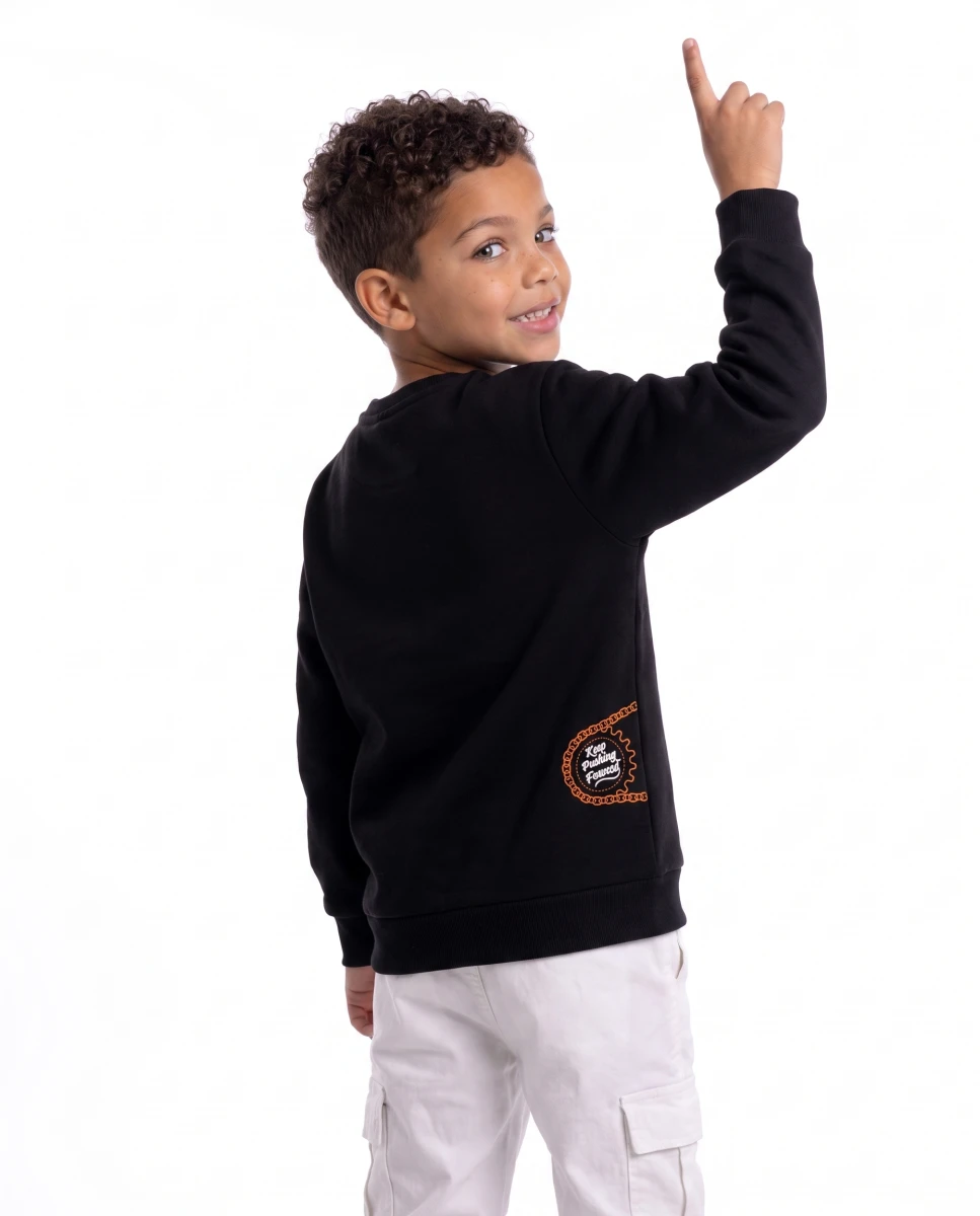 BİCYCLE BASKILI 3 İP ERKEK ÇOCUK SWEAT 4193