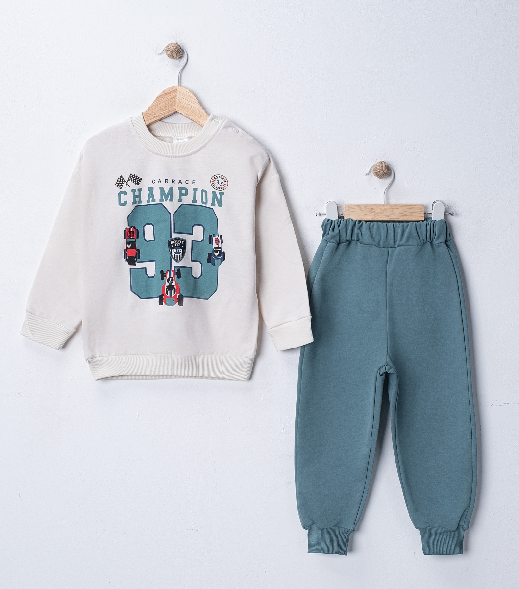 93 CHAMPİON BASKILI ERKEK BEBE TAKIM 5061