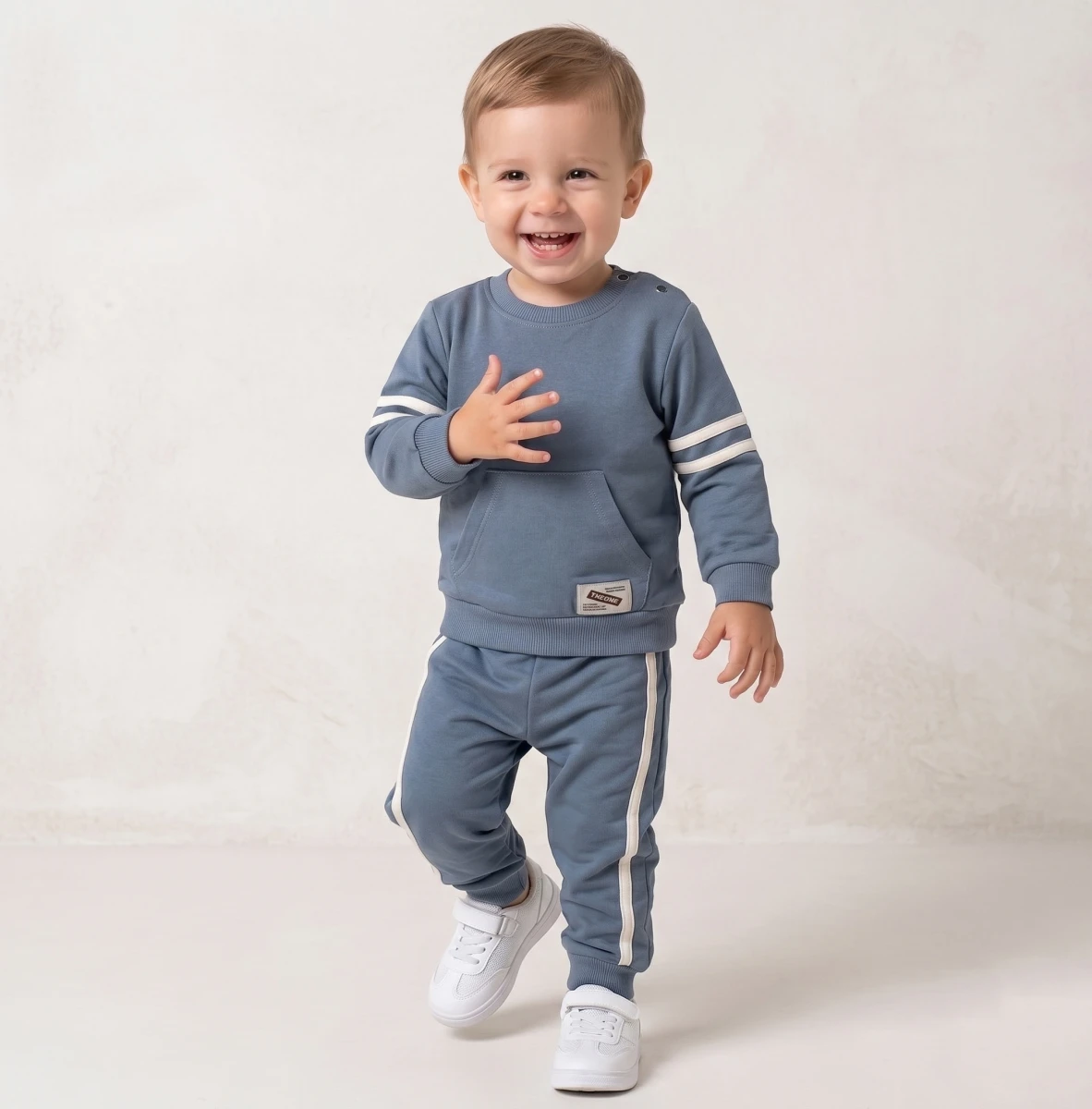 AKSESUARLI İKİ İP ERKEK BEBE TAKIM 27105