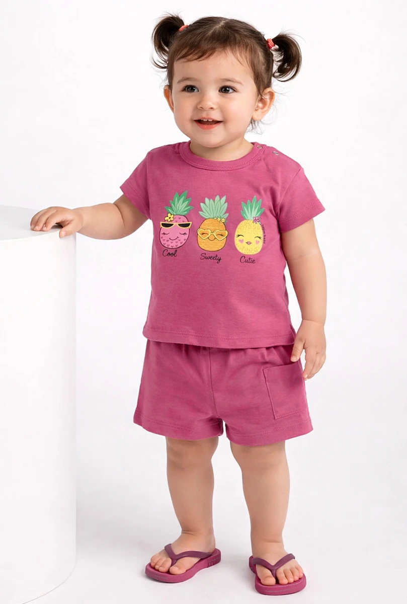 ANANAS BASKILI PENYE KIZ BEBE TAKIM 4007