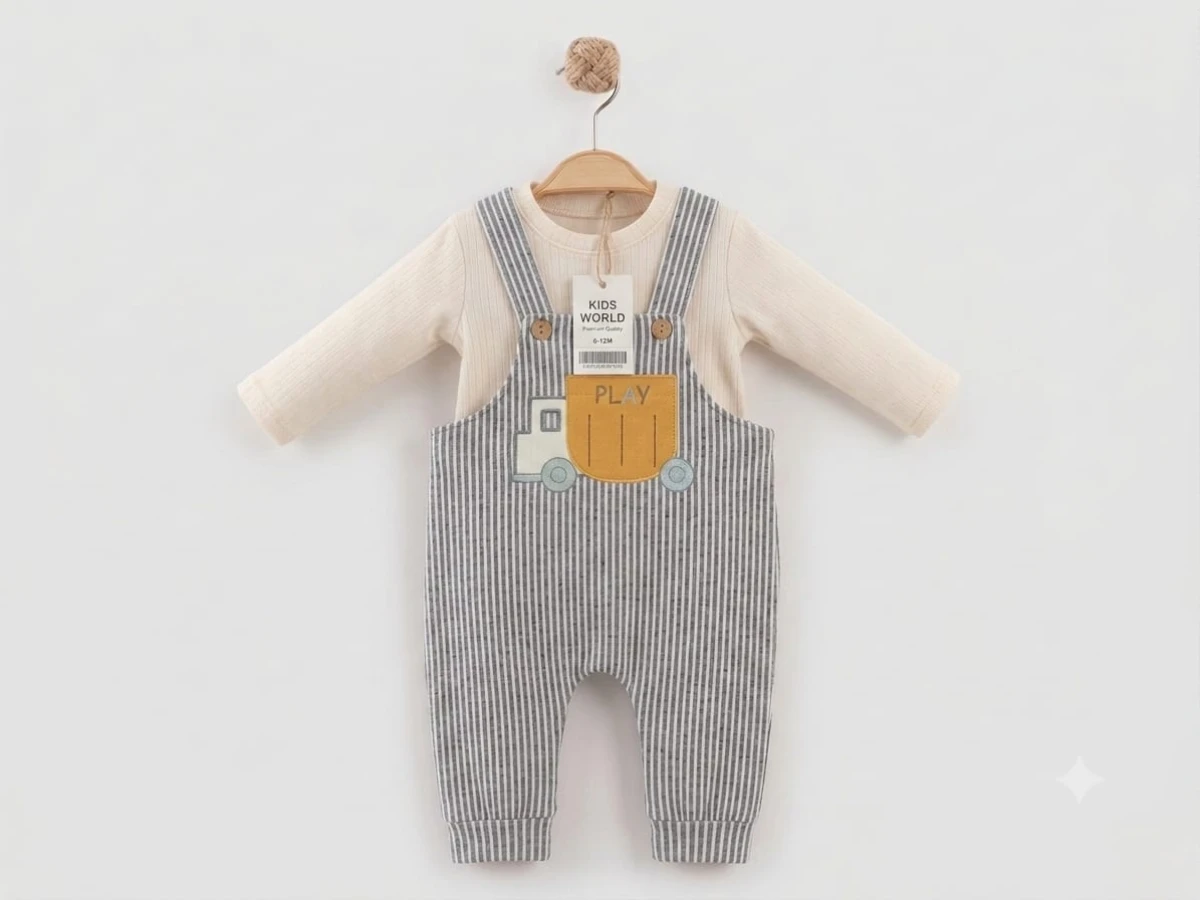ARABA NAKIŞLI ERKEK BEBE TULUM 1031