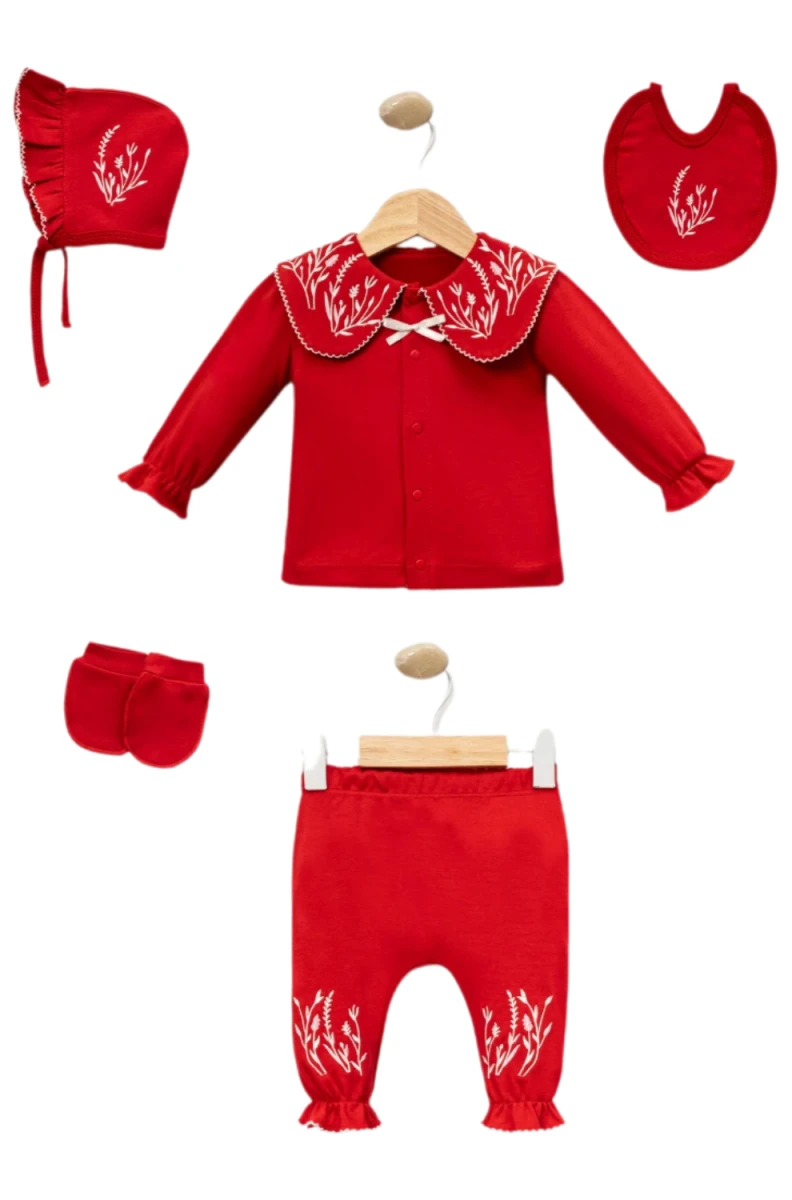 ベビーサイズセット⑤ ARİANA BABY KIZ BEBE 5 Lİ ZIBIN SET 2135
