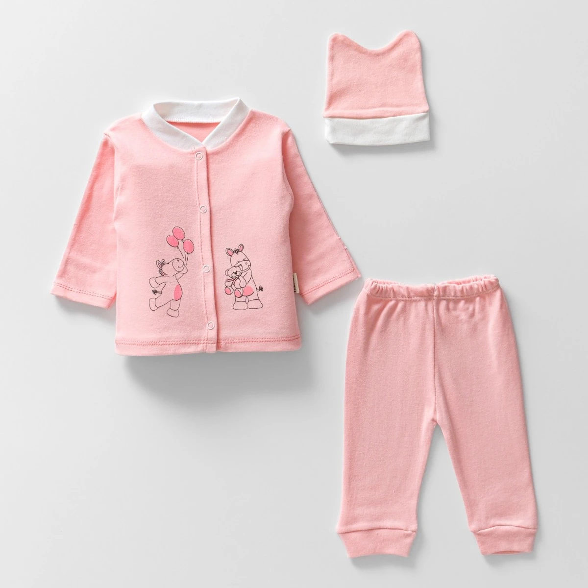 ARKADAŞIM AYICIK 3 LÜ PENYE UNISEX BEBE TAKIM 3260
