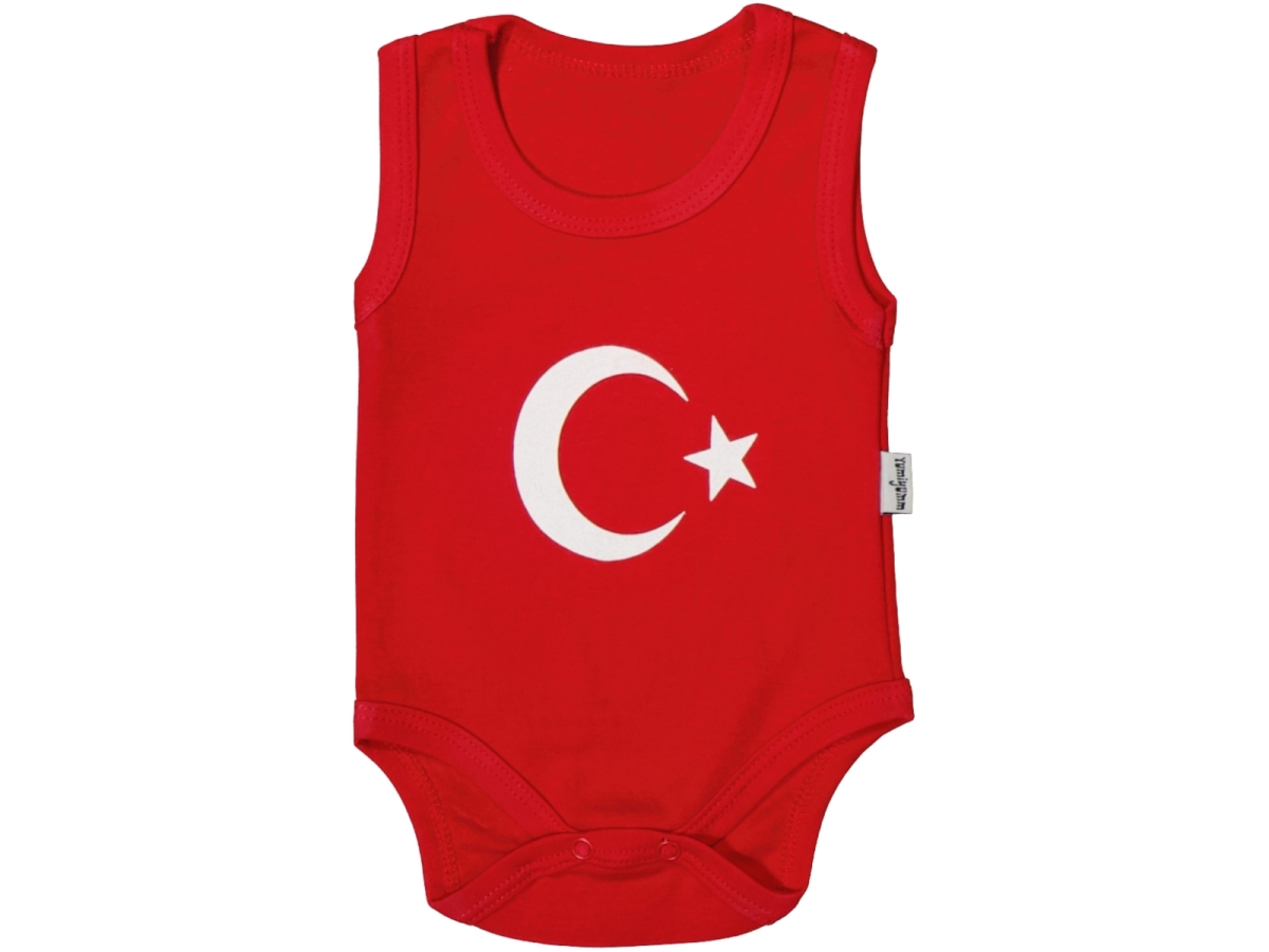  AY YILDIZ BASKILI ÇITÇITLI BADİ