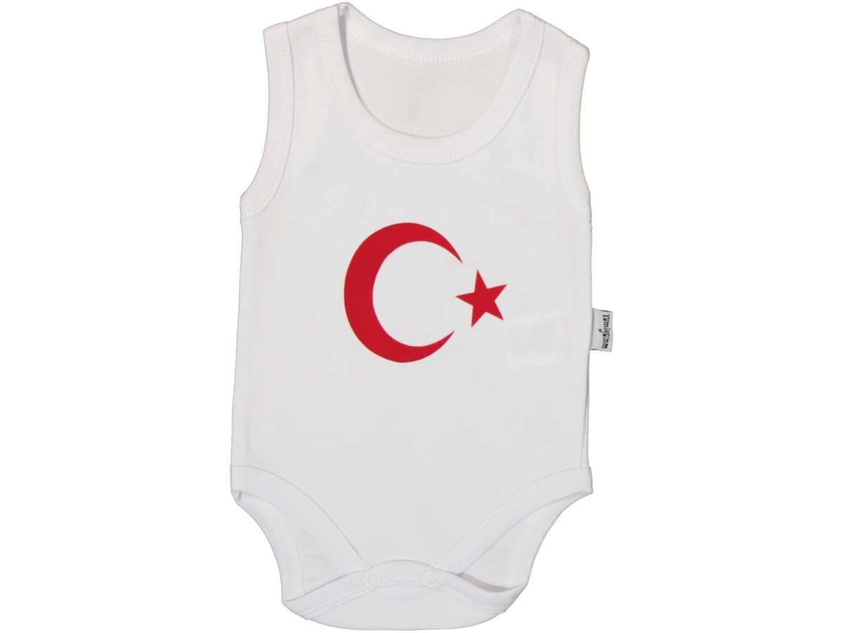  AY YILDIZ BASKILI ÇITÇITLI BADİ