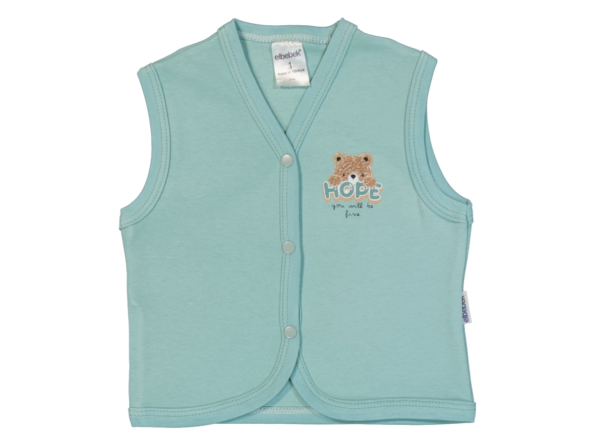 AYICIK HOPE BASKILI PENYE BEBE YELEK 750