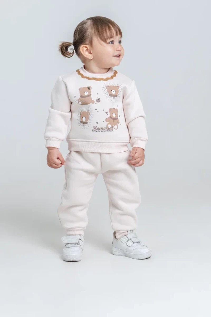 AYICIKLI 3 İP KIZ BEBE TAKIM 6442