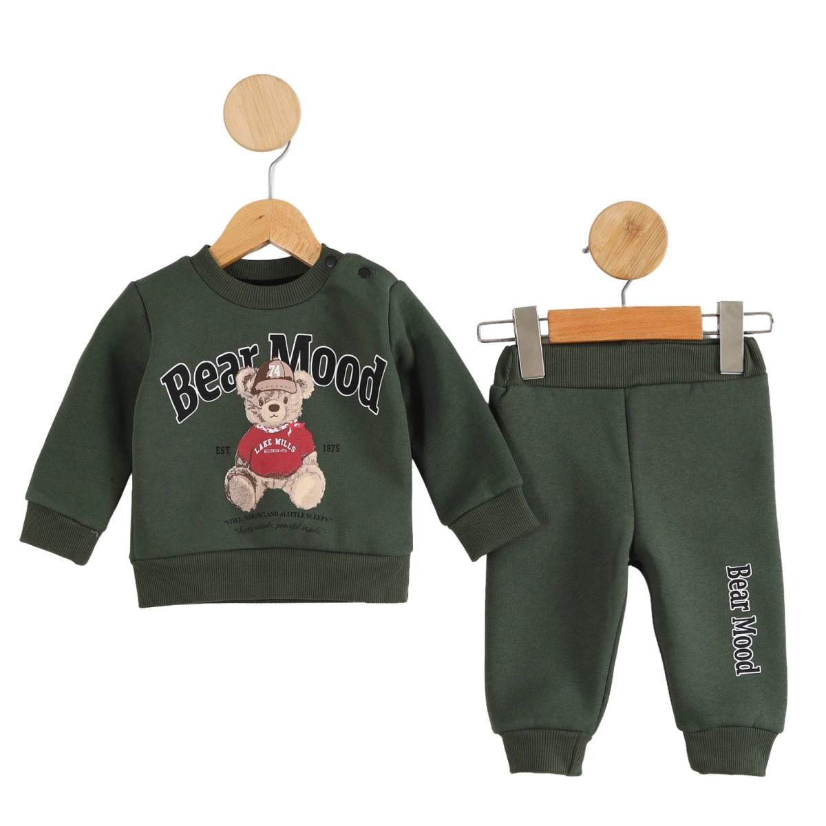 BEAR MOOD 3 İP ERKEK BEBE TAKIM 1639