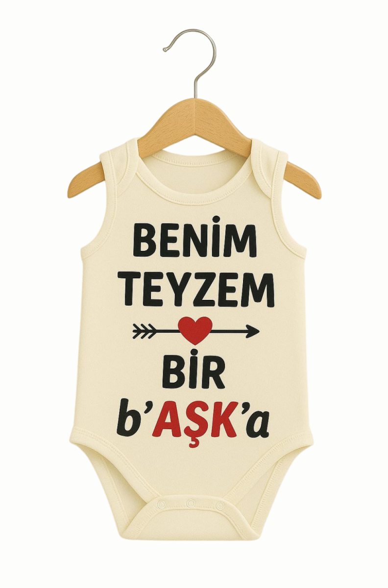 BENİM TEYZEM BİR BAŞKA BASKILI ASKILI ÇITÇITLI BADİ 3072