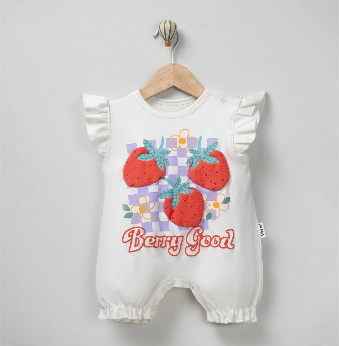 BERRY GOOD BASKILI YAZLIK KIZ BEBE TULUM 452