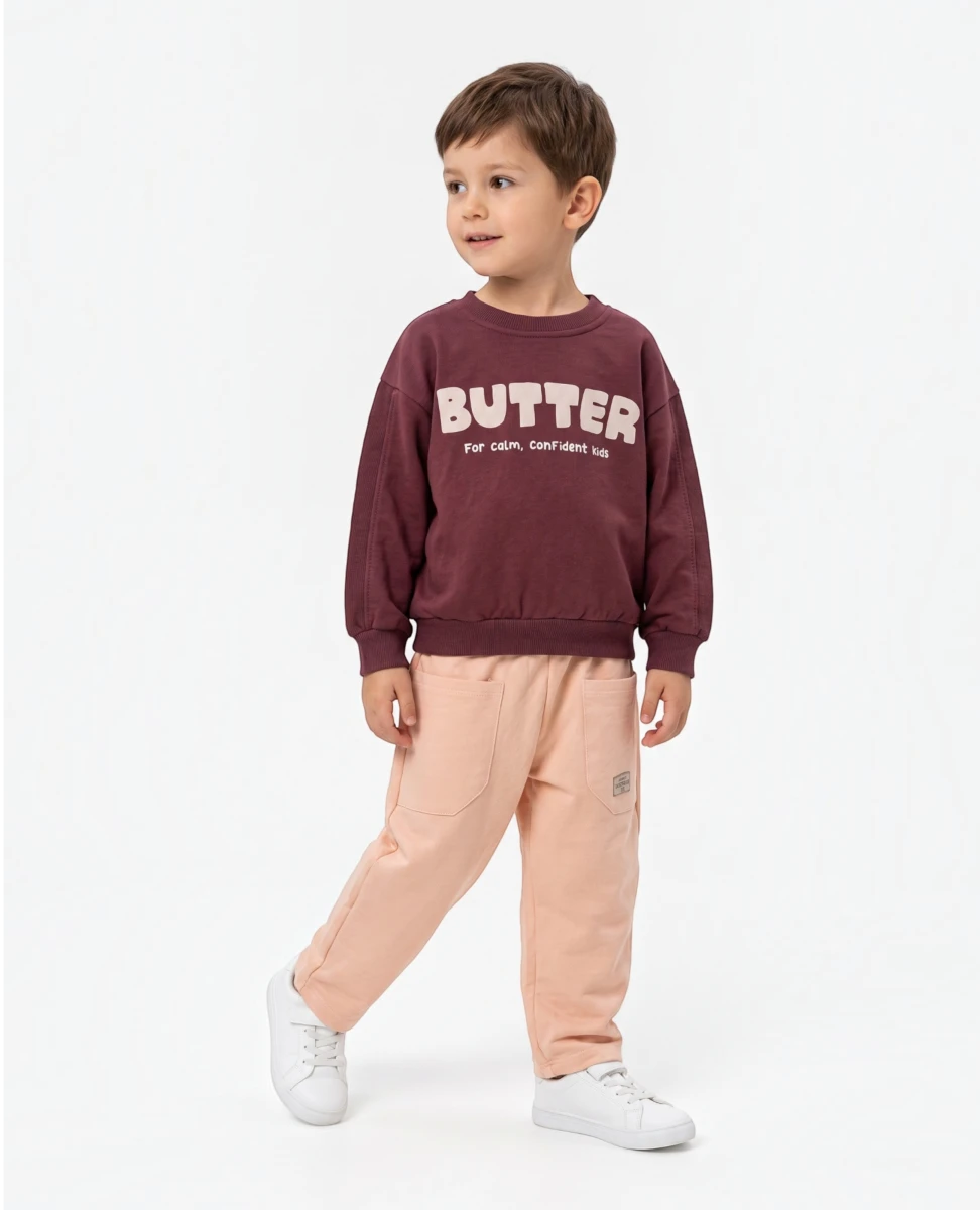 BUTTER BASKILI 2 Lİ ERKEK ÇOCUK TAKIM 3238