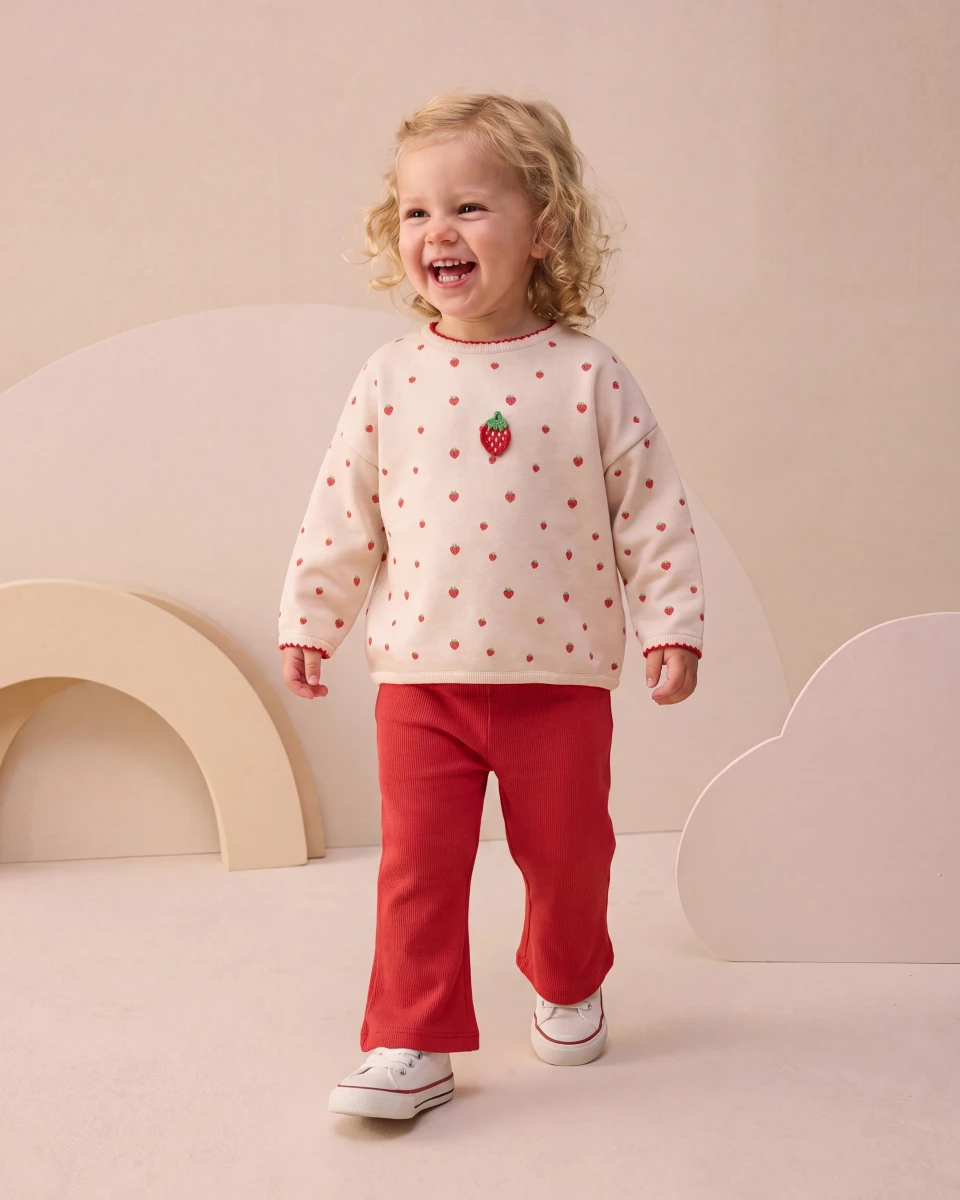 ÇİLEKLİ KIZ BEBE TAKIM 26200