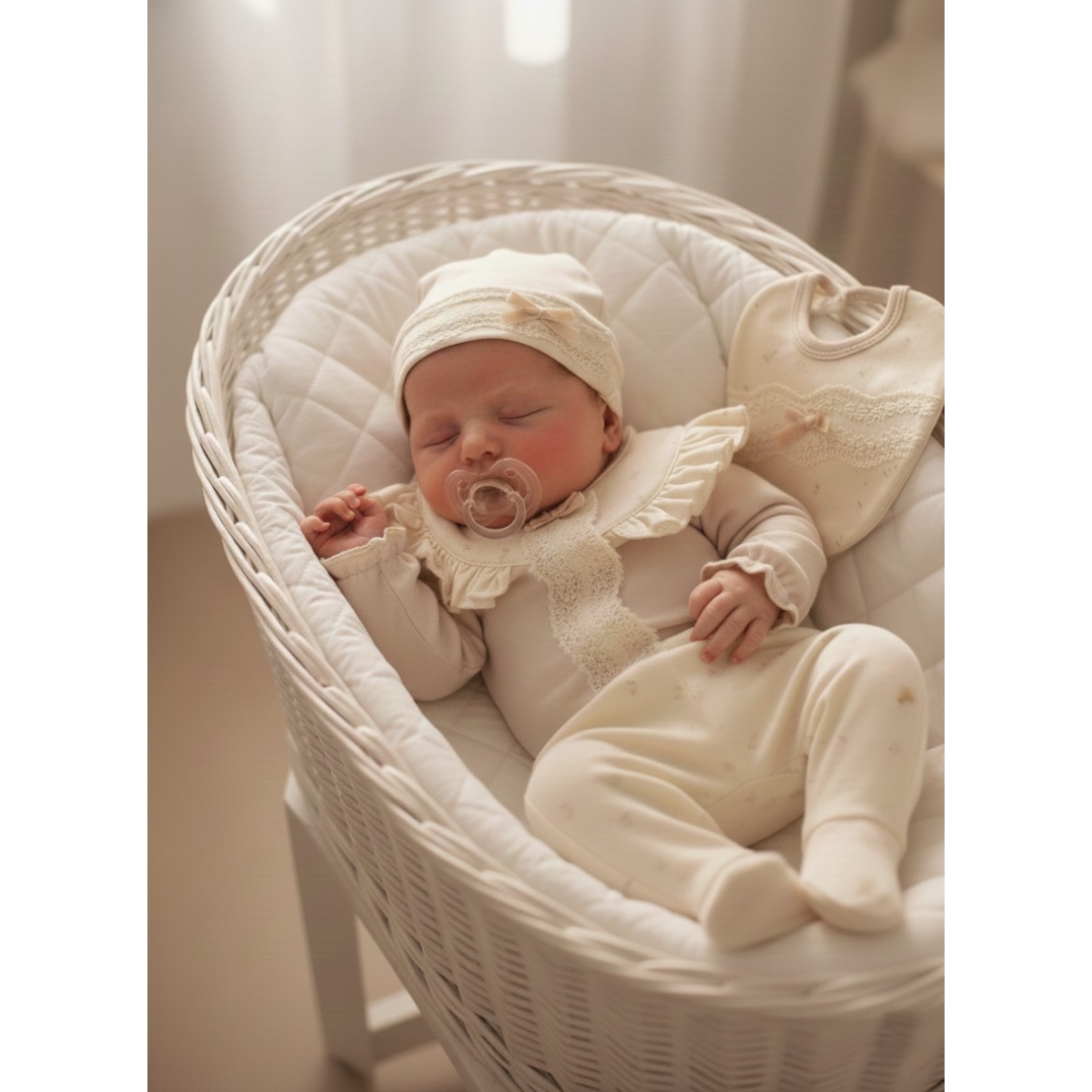 ÇITIR ÇİÇEK BASKILI 5 Lİ BEBE ZIBIN SET 2117