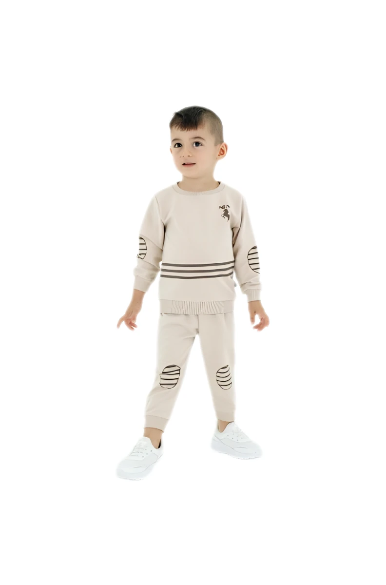 ÇİZGİ BASKILI 2 Lİ ERKEK ÇOCUK TAKIM 30426