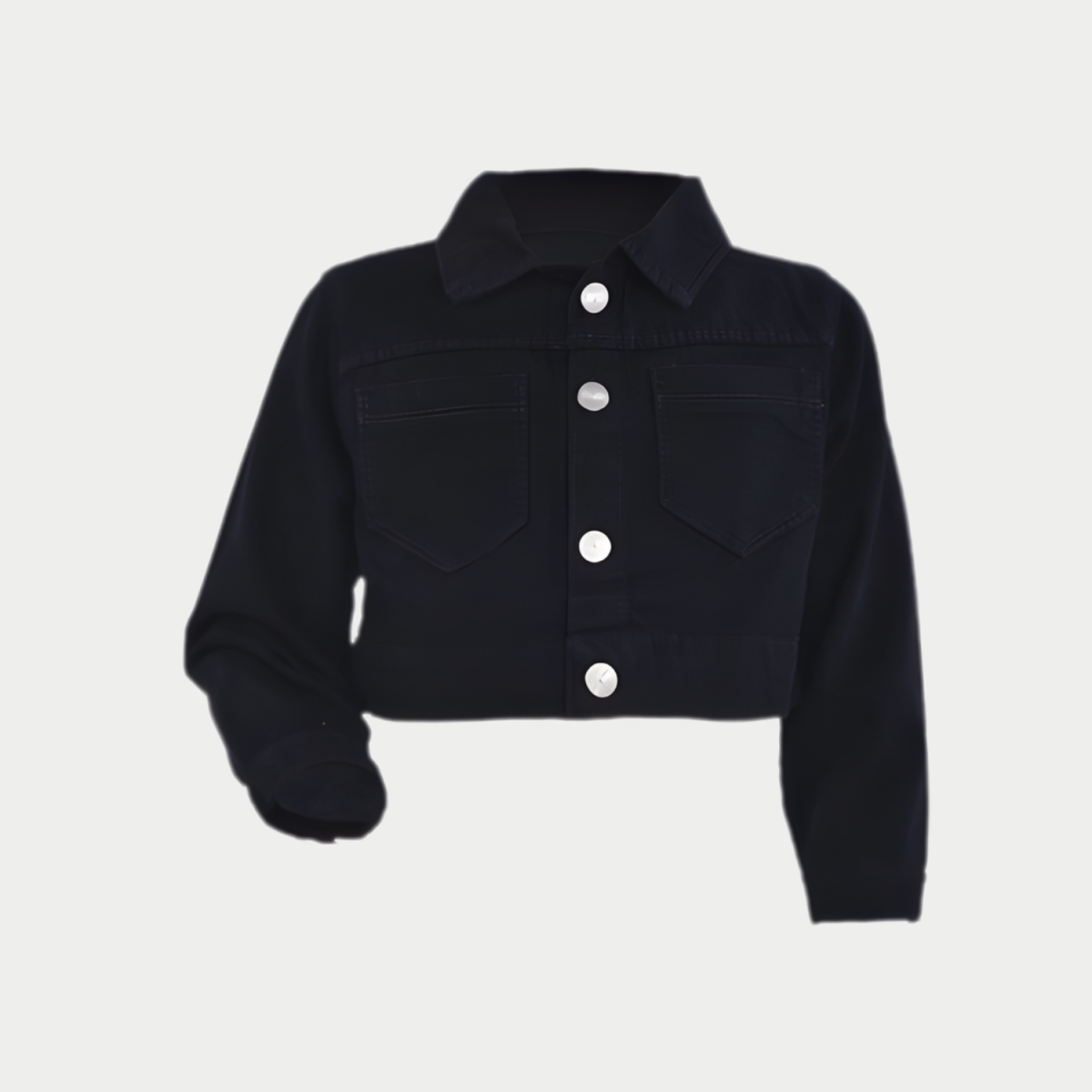 CROP PAMUKLU KIZ ÇOCUK KOT CEKET 98893