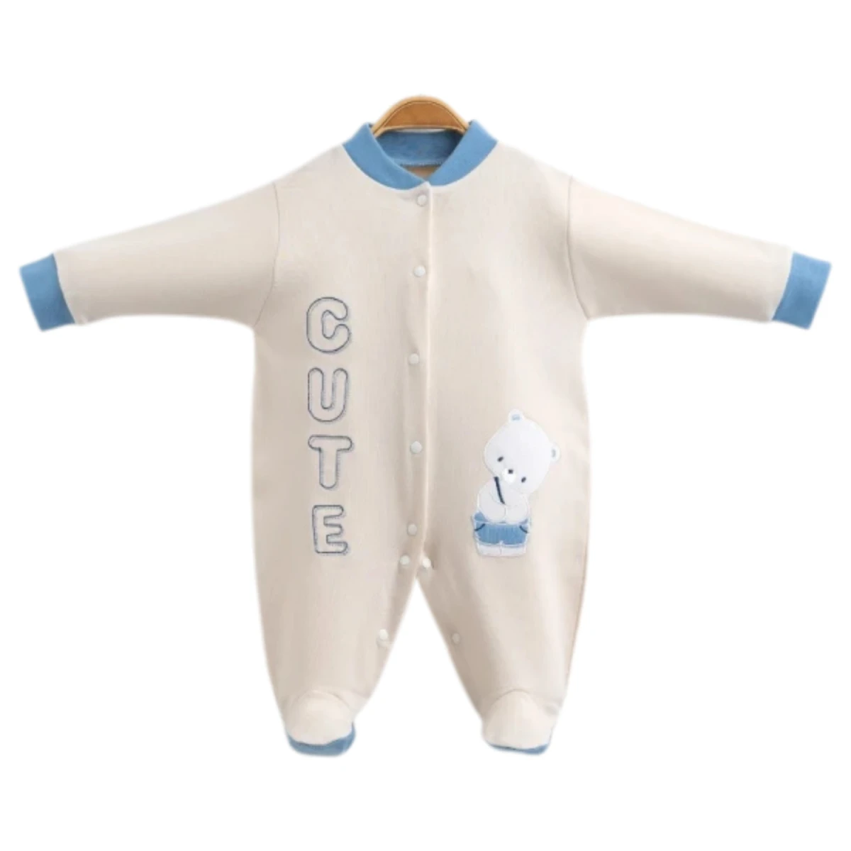 CUTE AYICIK NAKIŞLI PENYE BEBE TULUM 2438