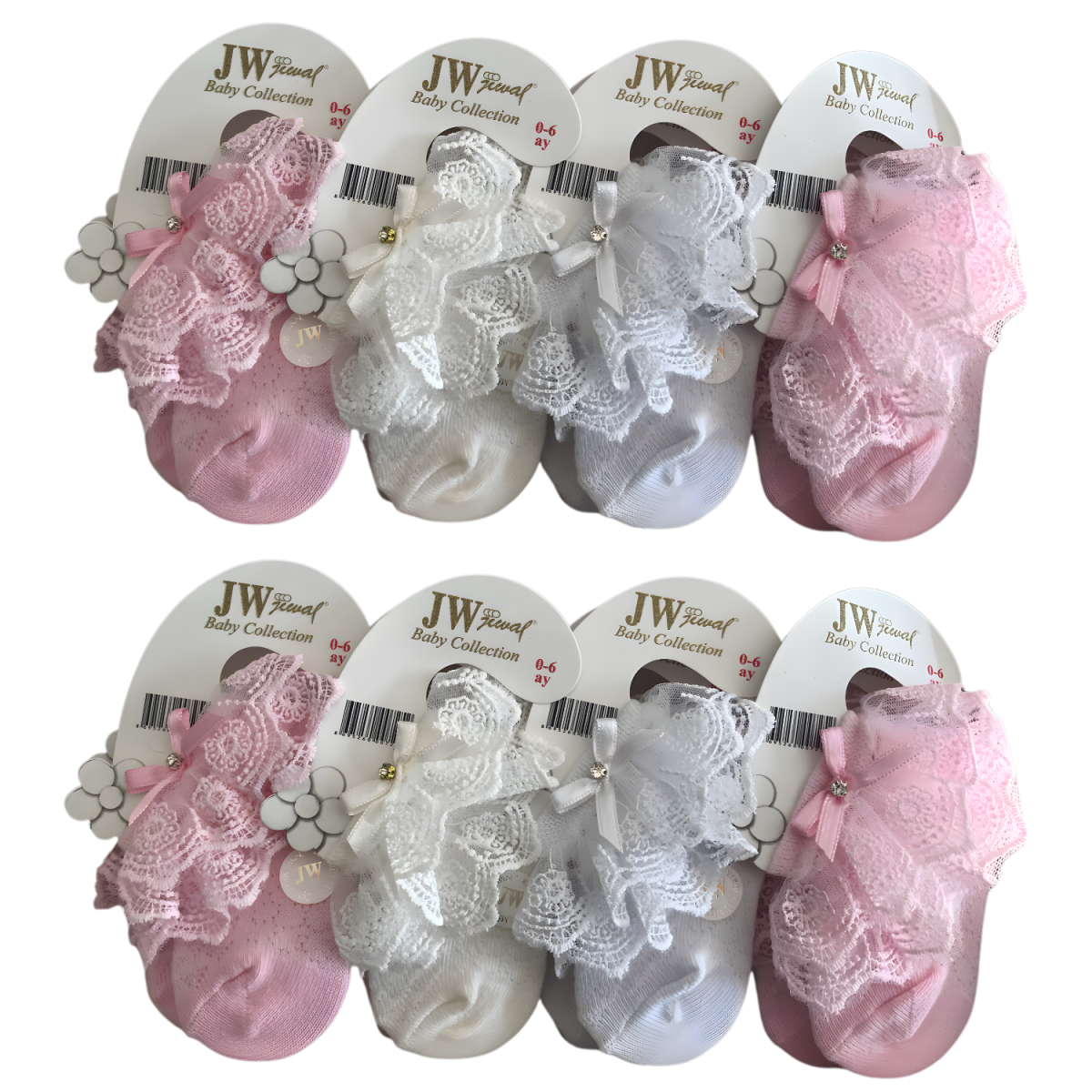 DANTEL DETAYLI JASPER KIZ BEBE ÇORAP 7250