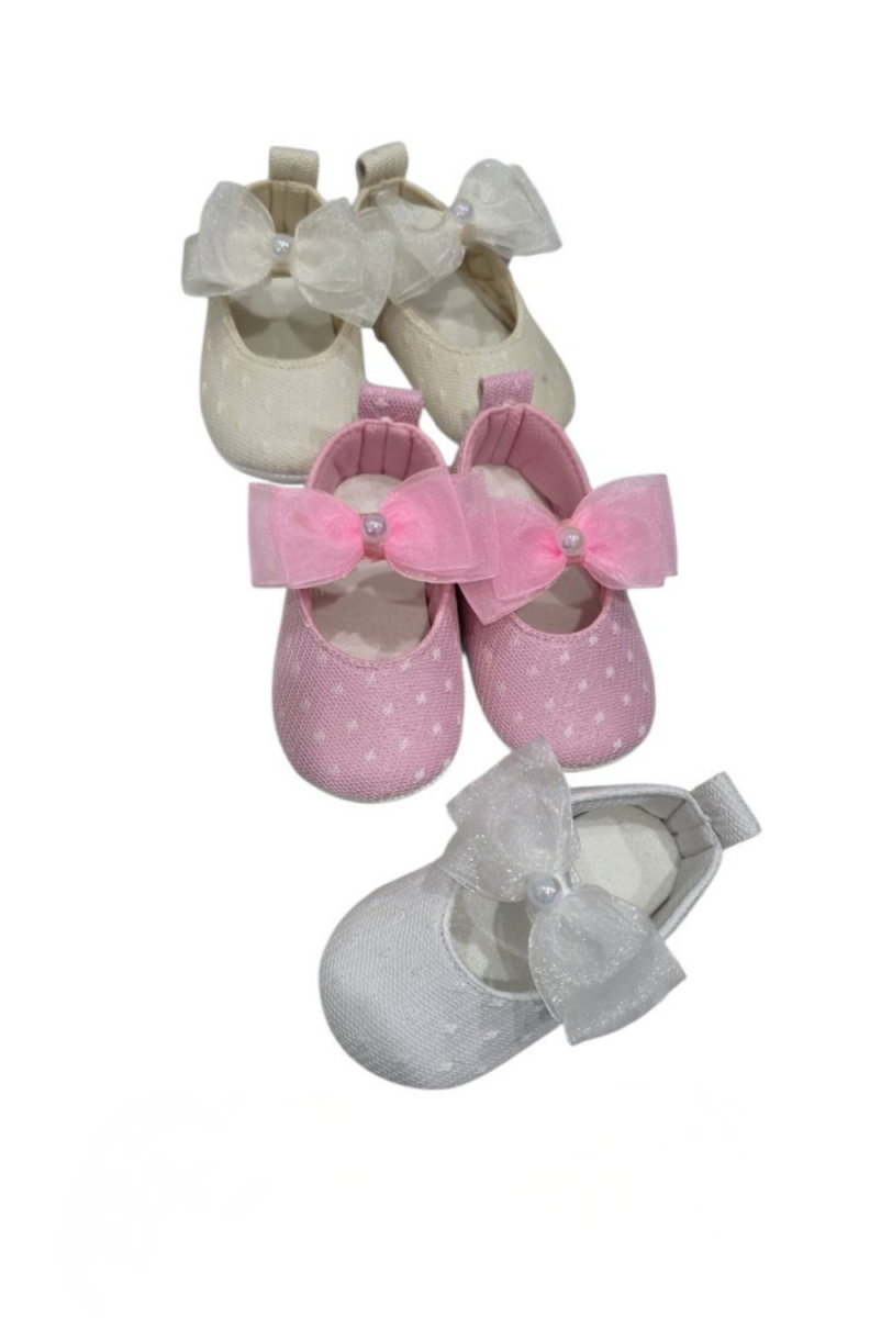 DANTEL FİYONK DETAYLI SAHRA KIZ BEBE PATİK 4104