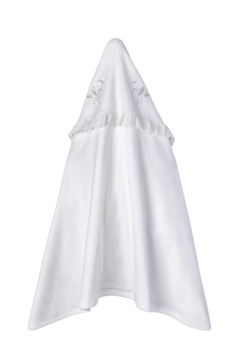 DANTEL GARNİLİ KUZ NAKIŞLI PENYE BEBE BATTANİYE 2664