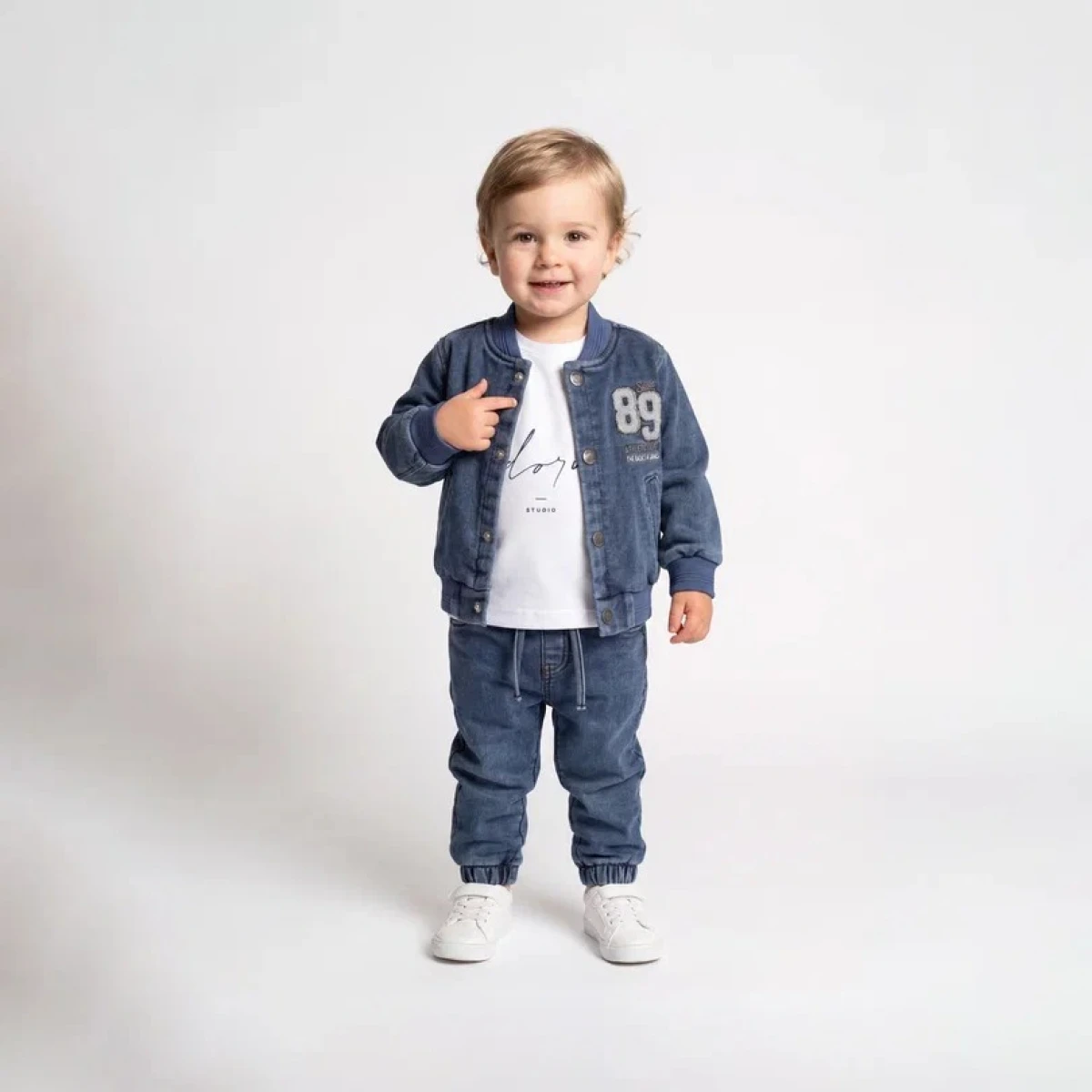  DENİM 3 LÜ ERKEK BEBE TAKIM 8054