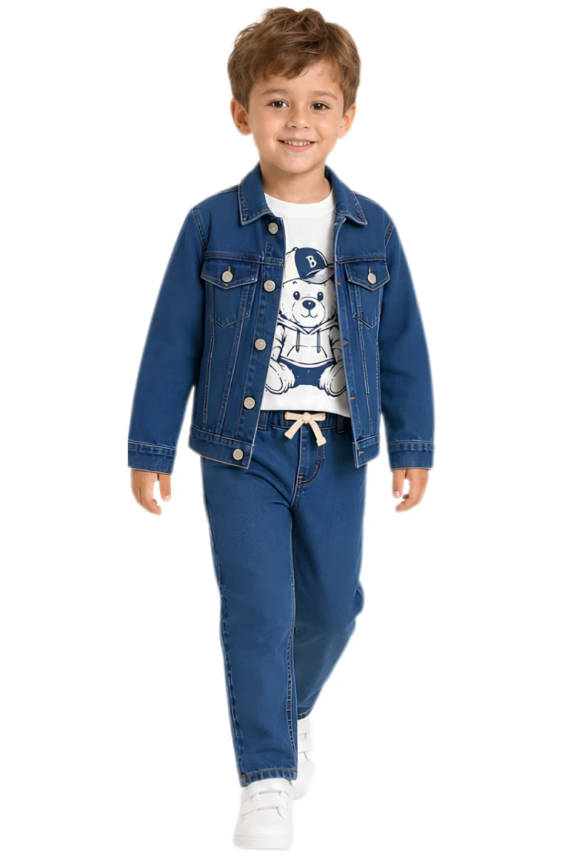 DENİM 3 LÜ ERKEK ÇOCUK TAKIM 27503