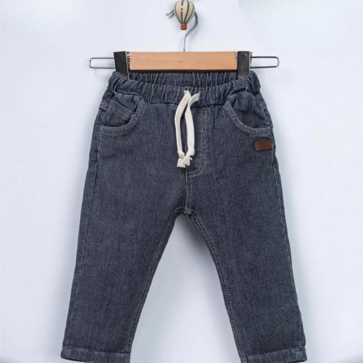 DENIM DERİ ARMALI ERKEK BEBE PANTOLON 4016