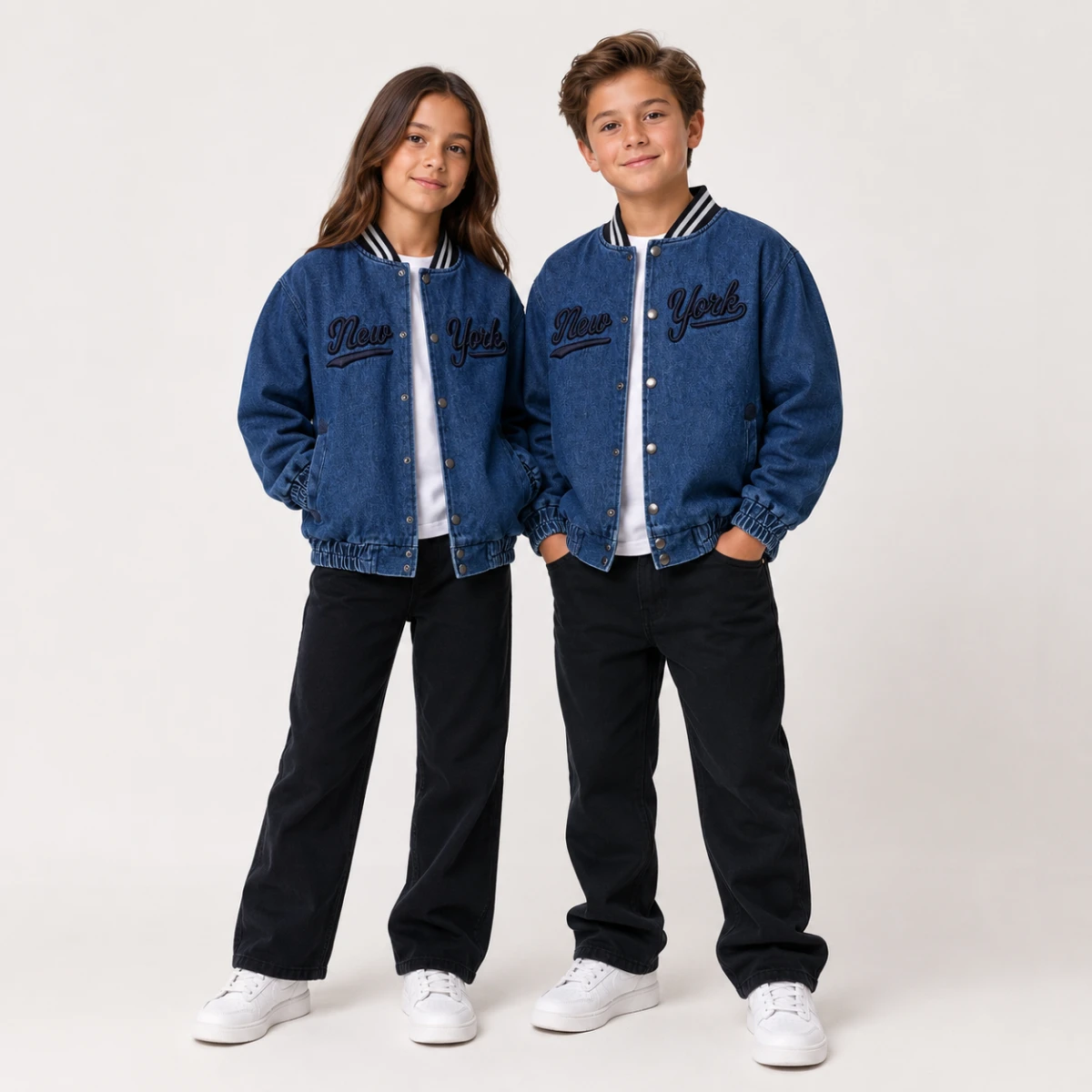 DENİM UNISEX KOLEJ CEKET 3028