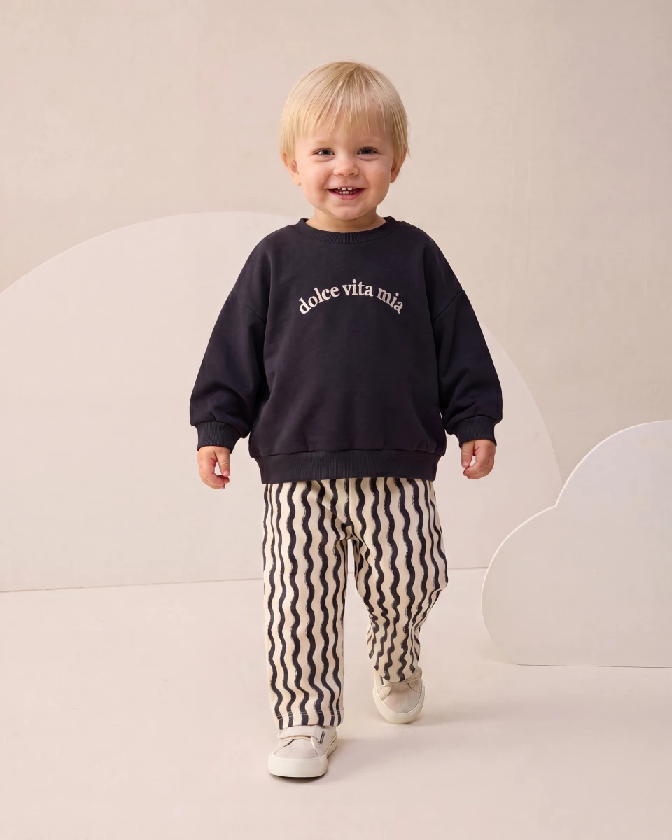 DOLCE VİTA MİA BASKI ERKEK BEBE TAKIM 26237