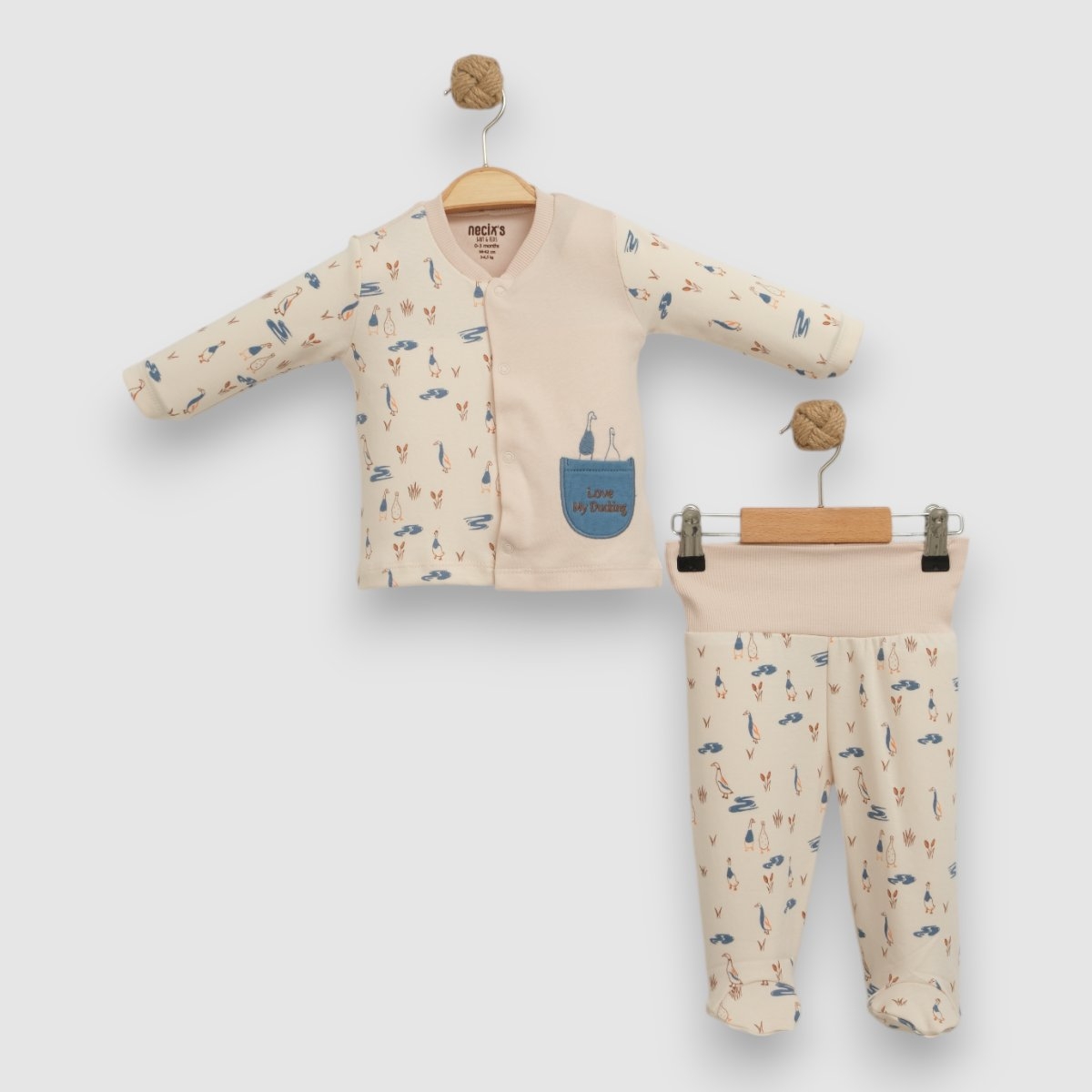 DUCKİNG PATİKLİ 2Lİ BEBE TAKIM 251318
