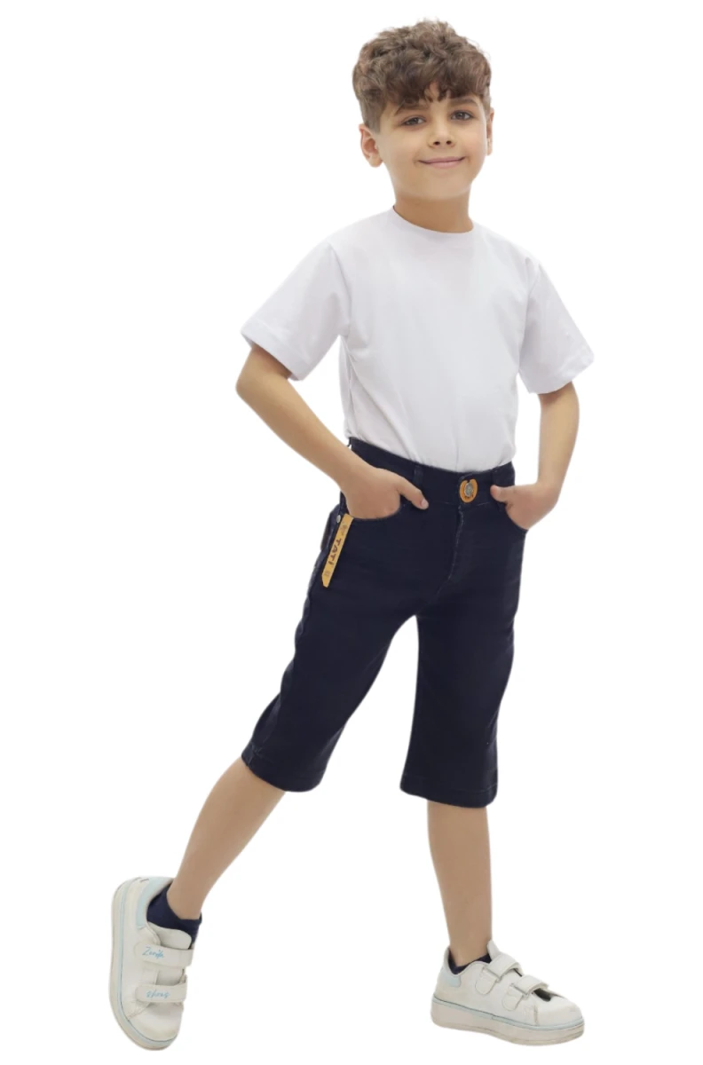 DÜZ MODEL ERKEK ÇOCUK KAPRİ 6796