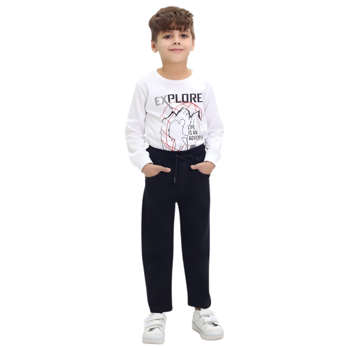 DÜZ MODEL ERKEK ÇOCUK KOT PANTALON 1009
