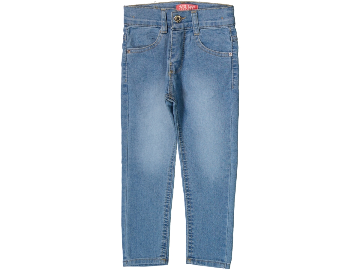 DÜZ PAÇA  KIZ KOT PANTOLON 13/17 YAŞ