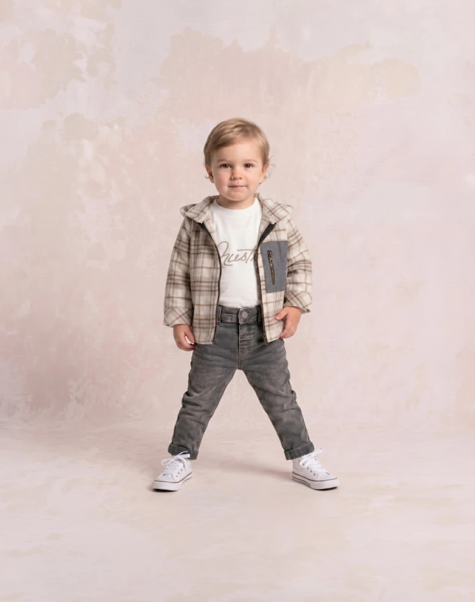 EKOSE CEKETLİ 3 LÜ ERKEK BEBE TAKIM 8031
