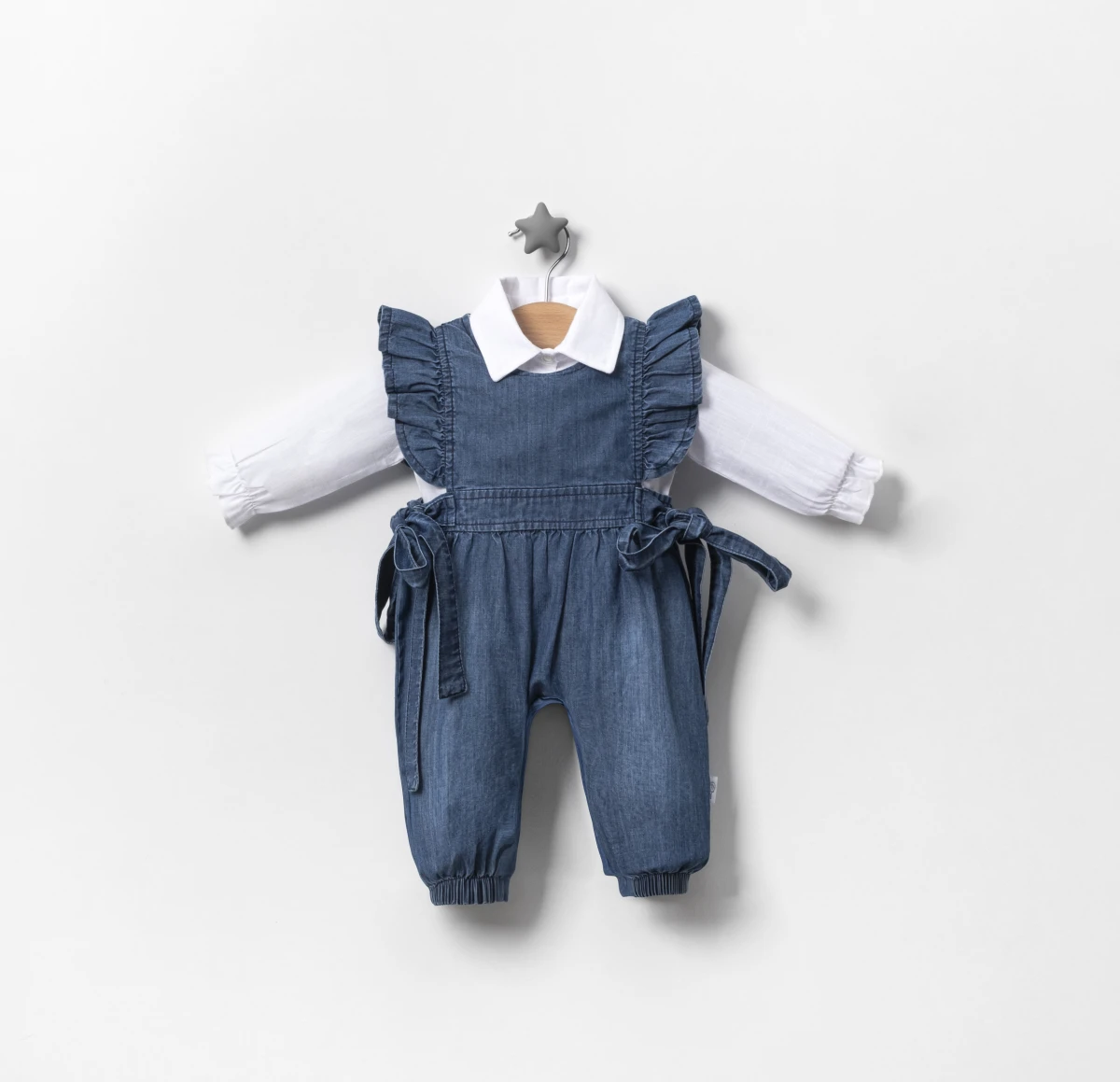 FIRFIR DETAYLI KOT KIZ BEBE TULUM 8285