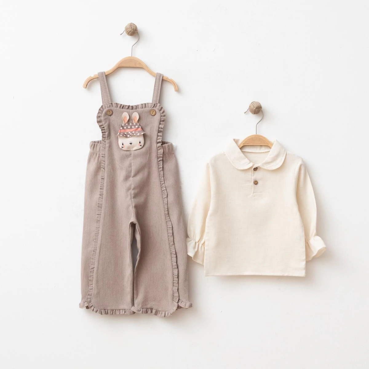 FIRFIRLI TAVŞANLI 2 Lİ BEBE SLOPET 1001