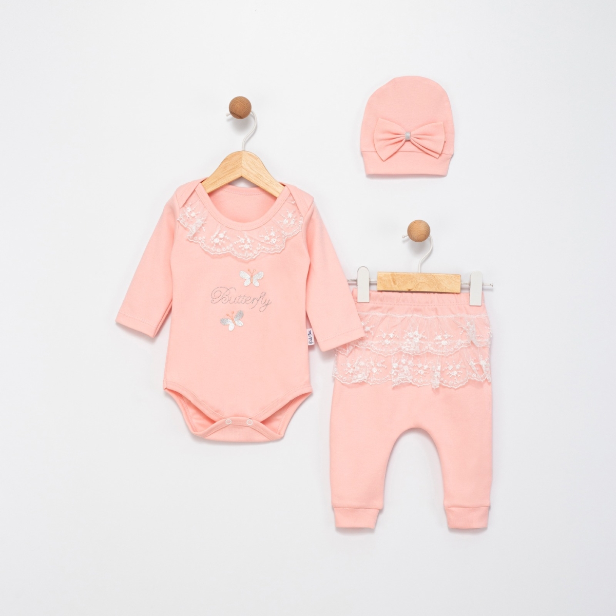 FİSTOLU KELEBEKLİ BADİLİ BEBE TAKIM 1720