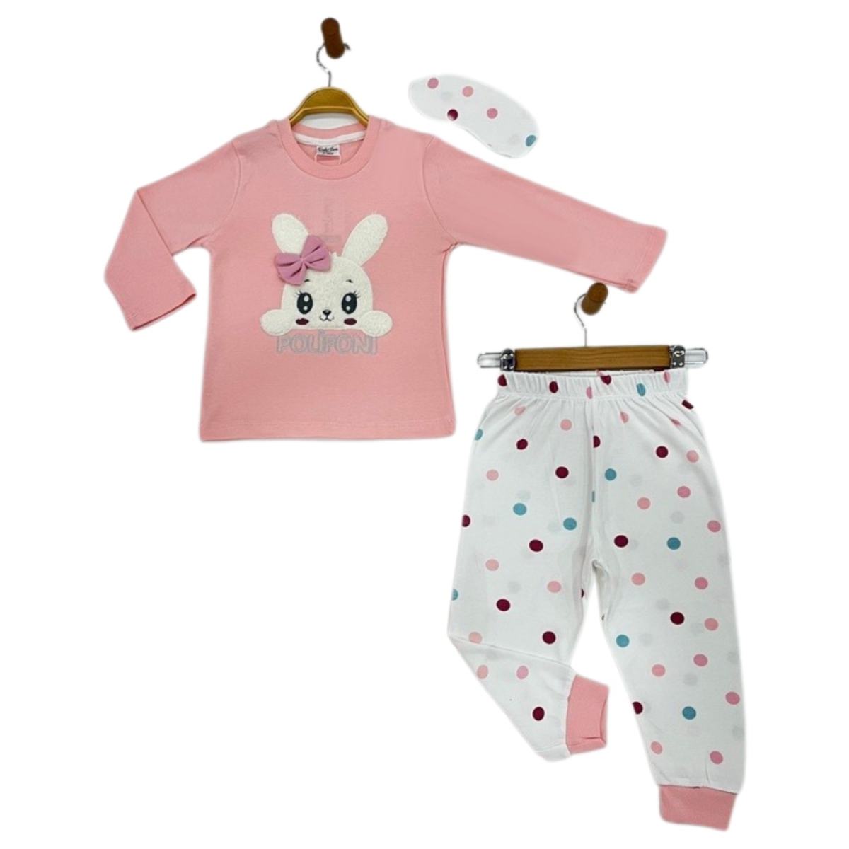 FIYONKLU TAVŞANLI PIJAMA TAKIM