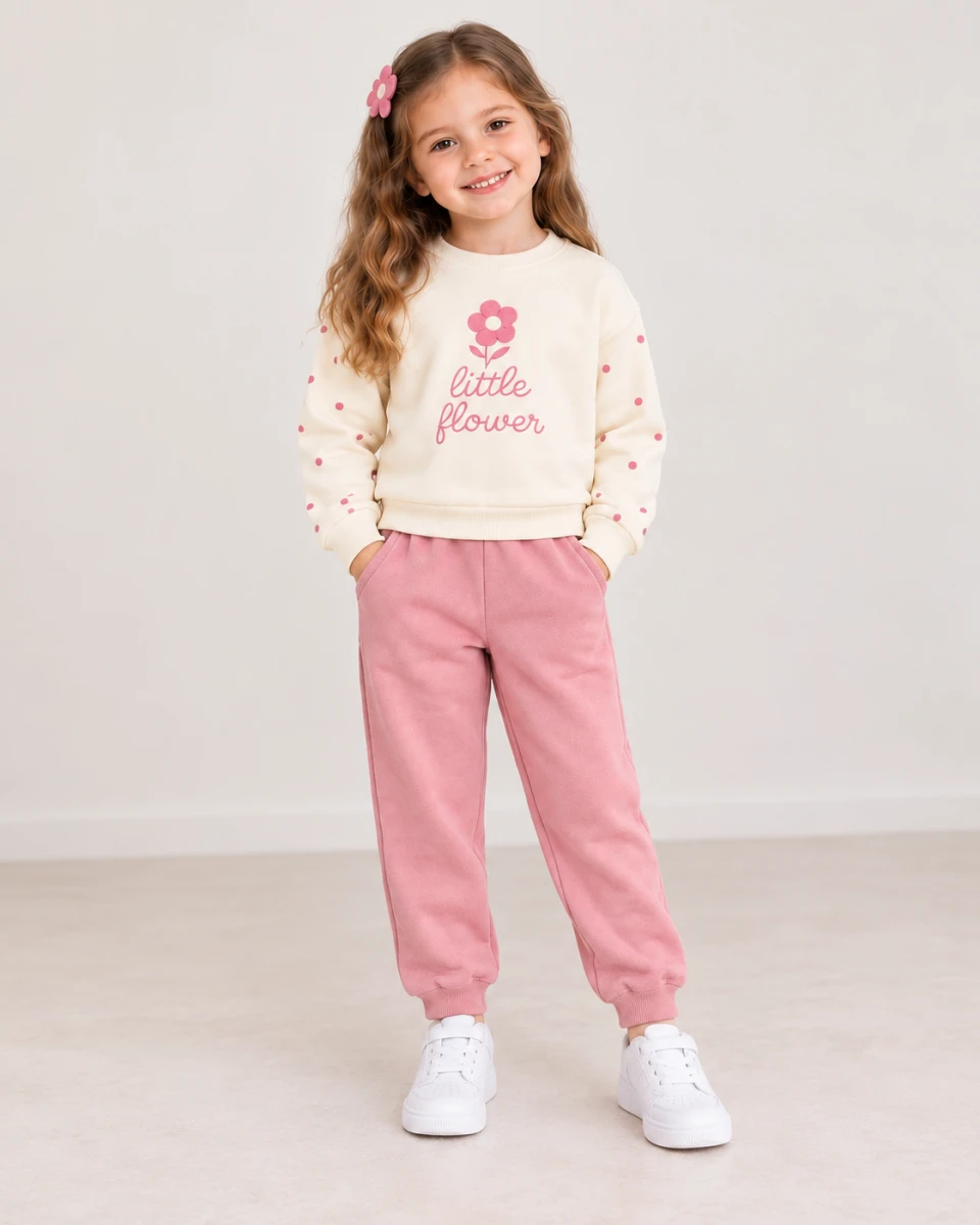 FLOWER 3 İP KIZ ÇOCUK TAKIM  508