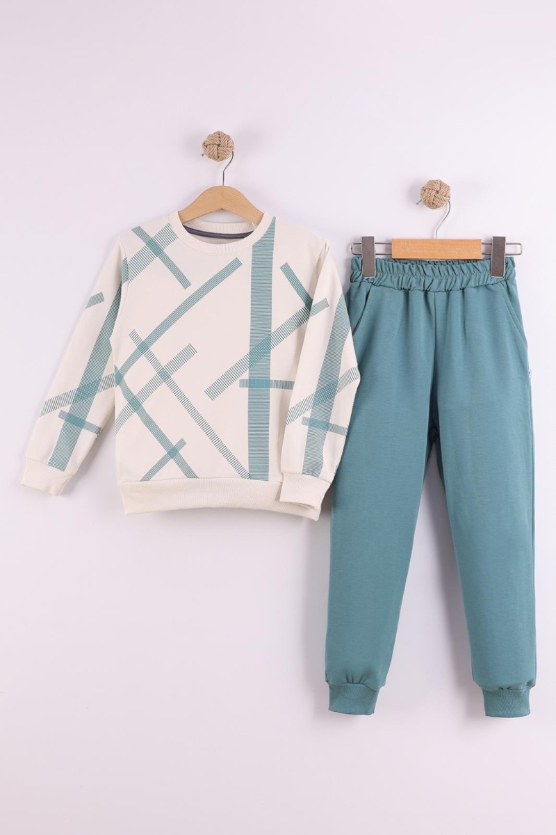  GEOMETRİK DESENLER MEVSİMLİK ERKEK ÇOCUK TAKIM 1390