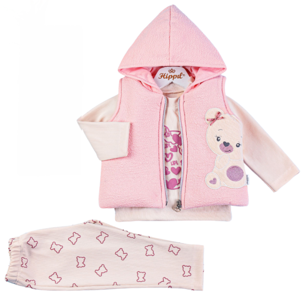 GIRL BEAR 3LÜ TAKIM 5061
