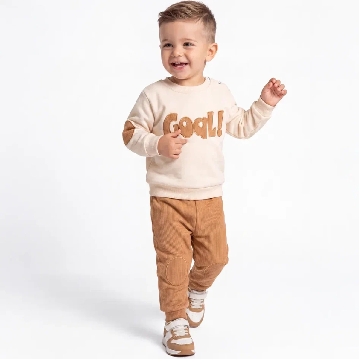 GOAL NAKIŞLI İKİ İP ERKEK BEBE TAKIM 27177