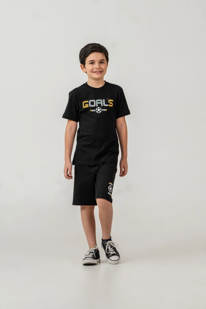 GOALS BASKILI ERKEK ÇOCUK KAPRİLİ TAKIM 7009