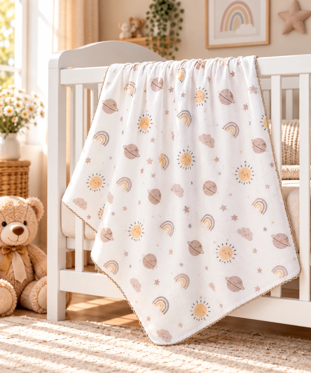 GÖKKUŞAĞI PENYE PAMUKLU BEBE BATTANİYE 8021