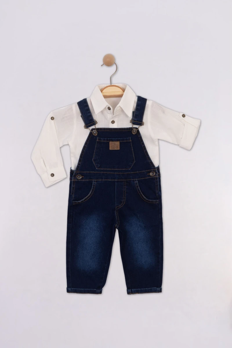 GÖMLEKLİ KOT BEBE SLOPET 6367