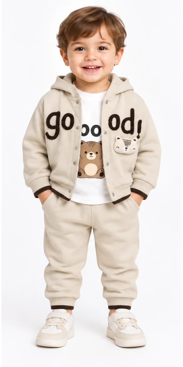 GOOD SÜZENE 3 LÜ ERKEK BEBE TAKIM  3106