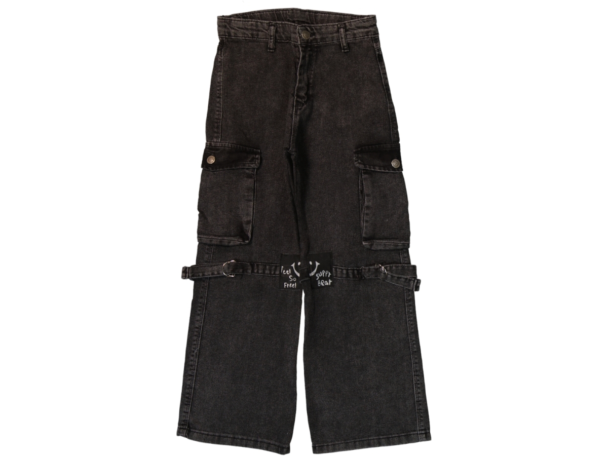  HILDRED WİDE LEG PAMUKLU KOT PANTOLON
