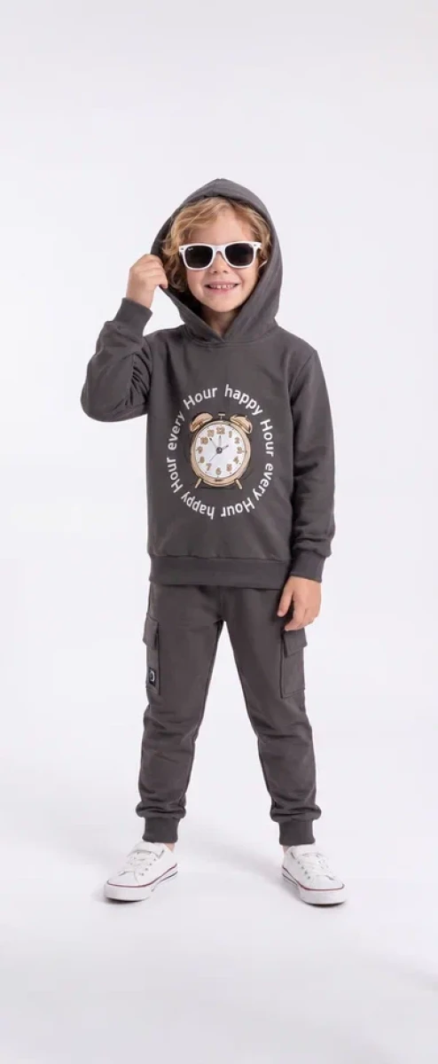 HOUR HAPPY BASKILI ERKEK ÇOCUK PENYE TAKIM 6076