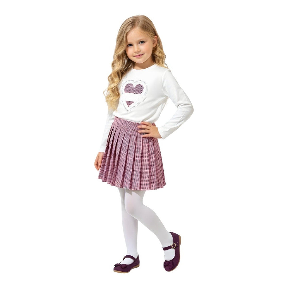 KALPLİ MY CUESS NAKIŞLI KIZ ÇOCUK 2 Lİ TAKIM 6309