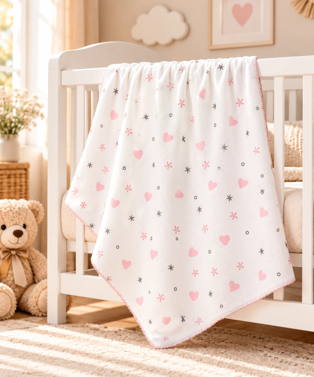 KALPLİ PENYE PAMUKLU BEBE BATTANİYE  8013